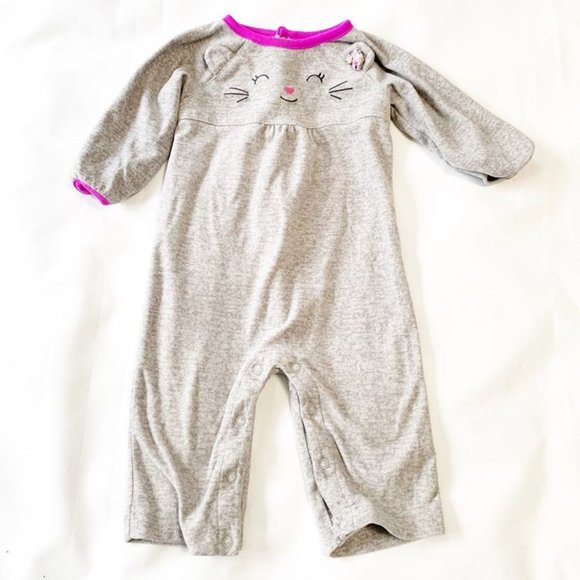 New Carter/'s Baby Rompers for Girl/'s Size 12 mo Choose Flamingo Or Kitty